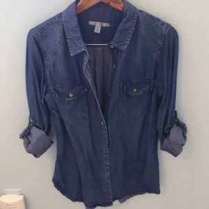 Blue chambray shirt